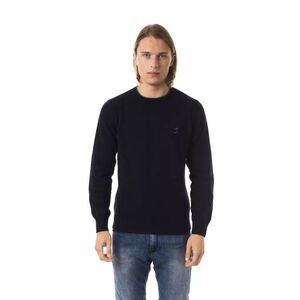 Uominitaliani Blue Wool Men Men's Sweater